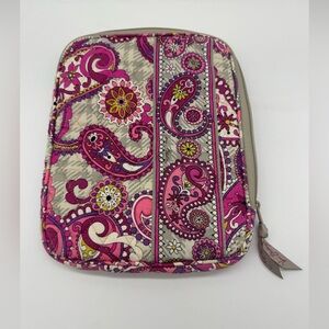 Vera Bradley Quilted Tablet or E-Reader Case in Paisley Meets Plaid Pattern